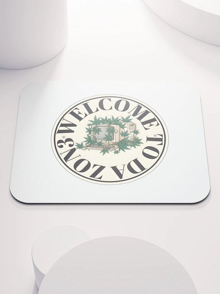 Leafy Welcome Mouse Pad product image (1)