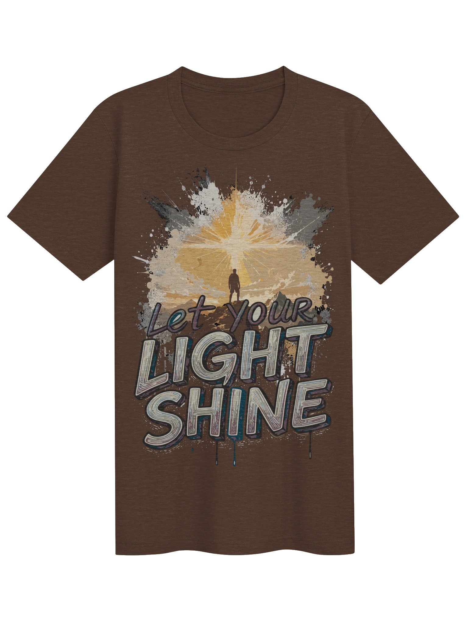 Let Your Light Shine Graphic T-shirt product image (10)