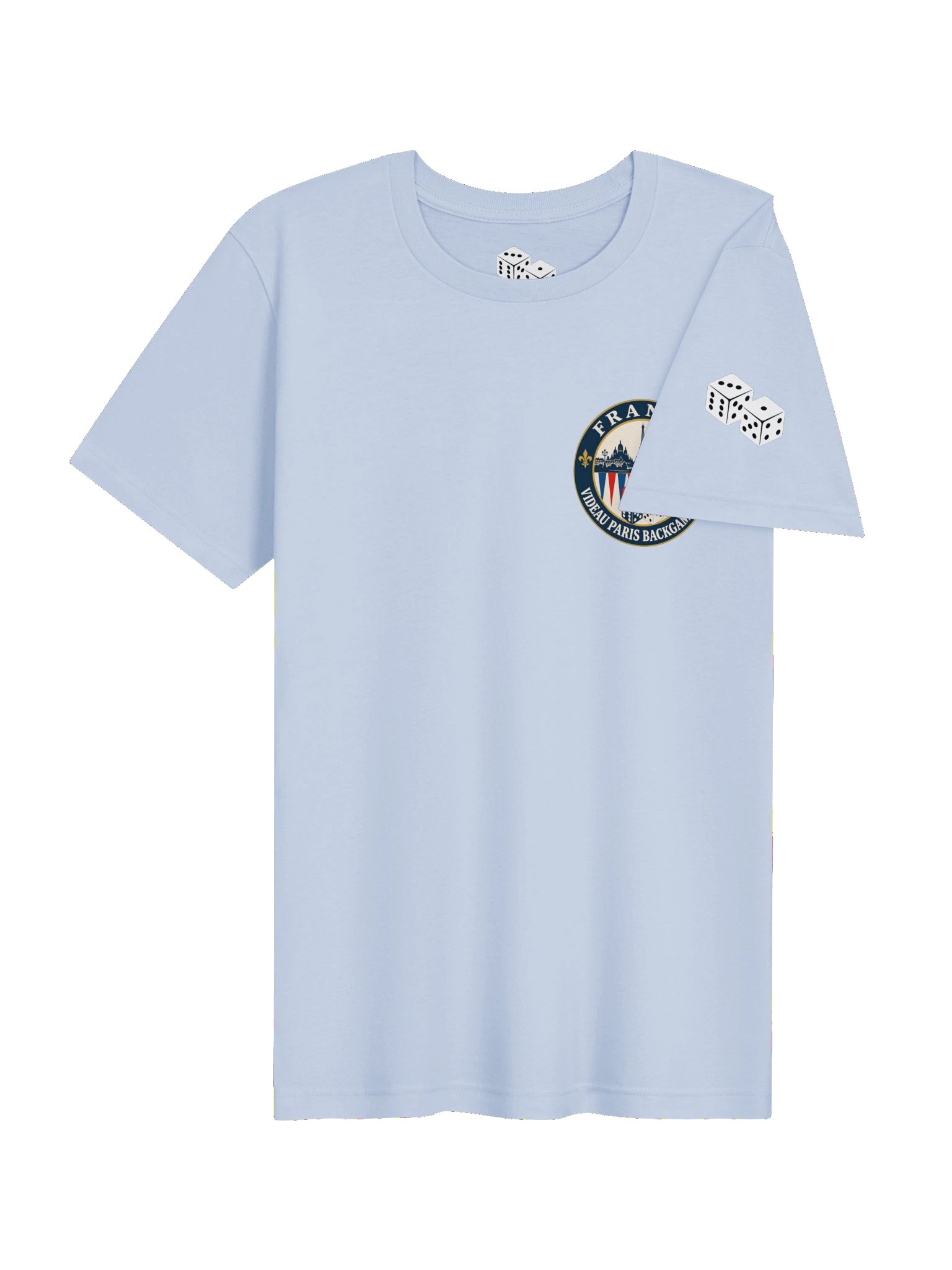 France Paris Backgammon Emblem Tee product image (4)