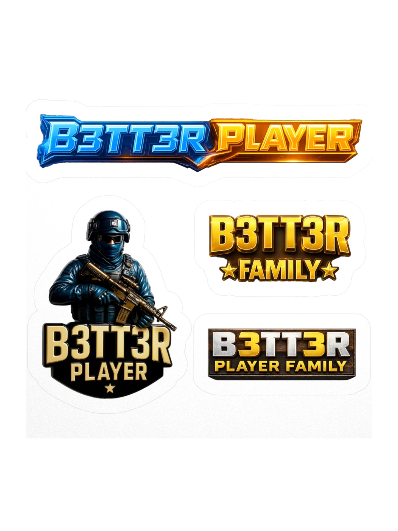 The B3TT3R Sticker Pack product image (1)