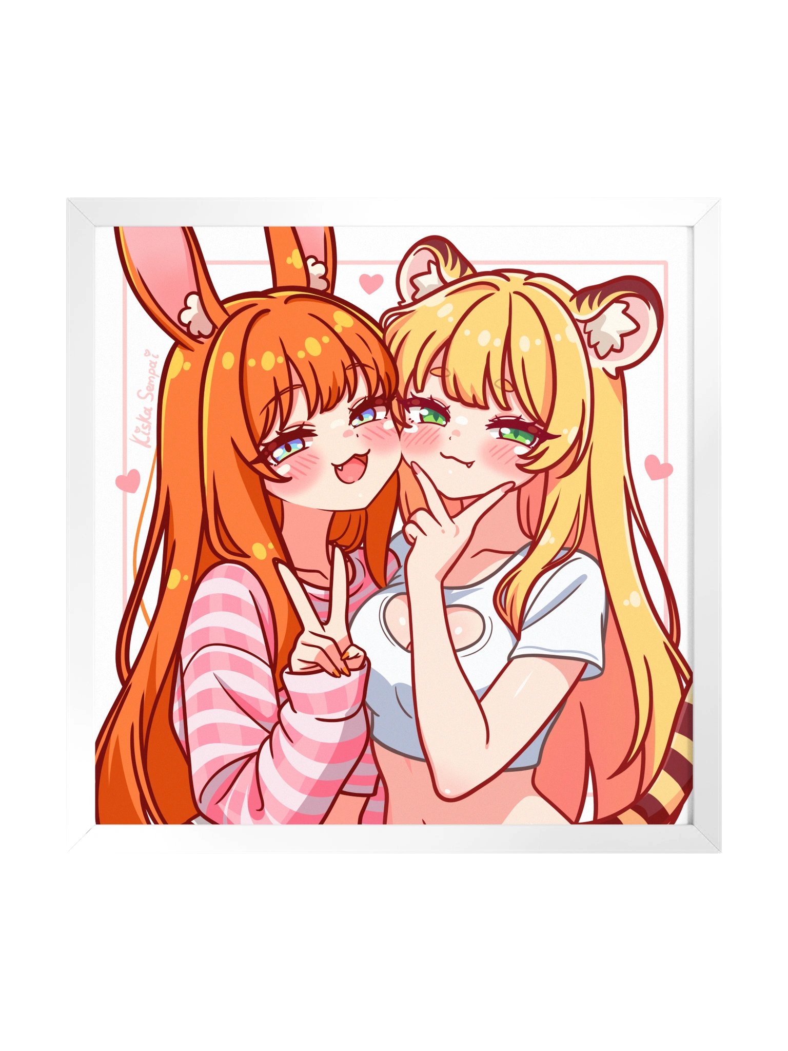 Happy Cuties Nooby & Lemon ☆ Framed Wall Art product image (2)
