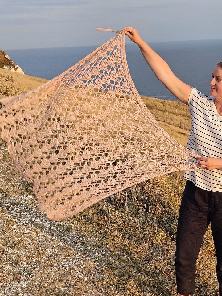 Lace Crochet Beach Cover Up Pattern PDF – 3 Ways to Wear: Skirt, Dress, or Poncho – Summer Swimsuit Coverup Crochet Pattern with Video product image (2)