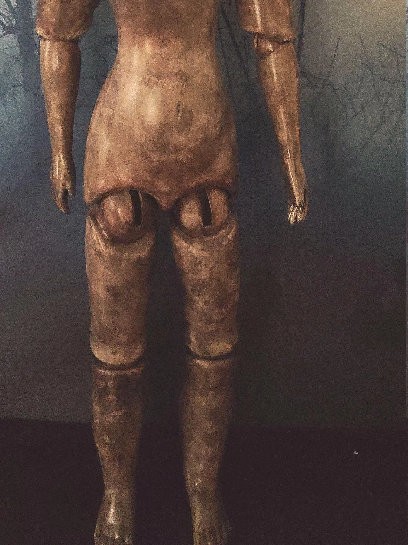 Two foot tall doll, ceramic doll, MADE TO ORDER "Zombie Brain" product image (8)