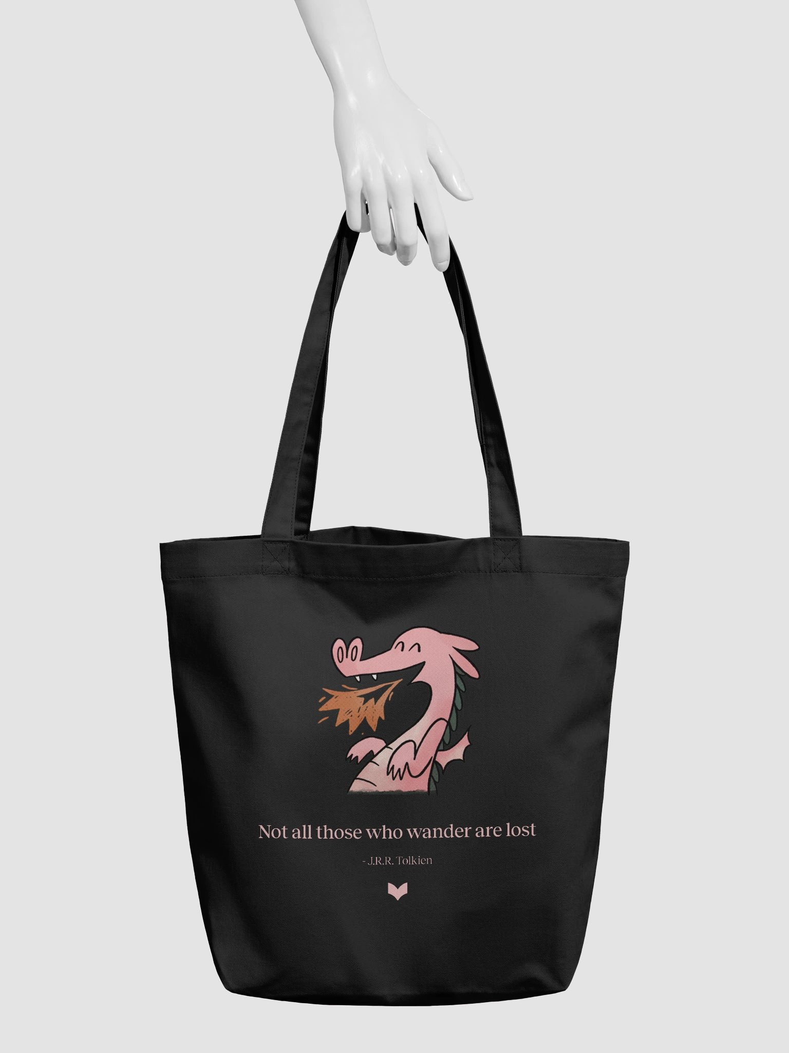 Fantasy tote bag - Black product image (4)