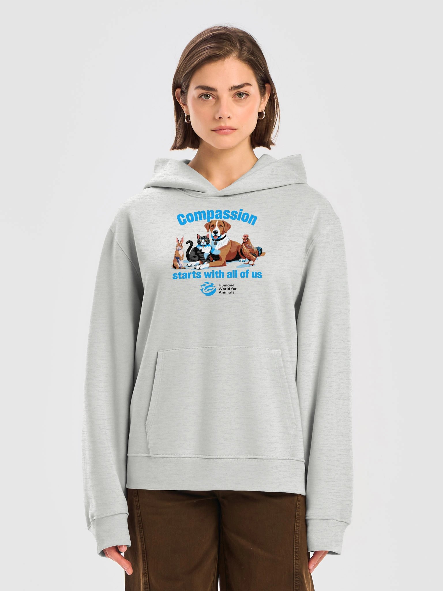 Compassion starts with all of us - Illustration - Hoodie product image (5)