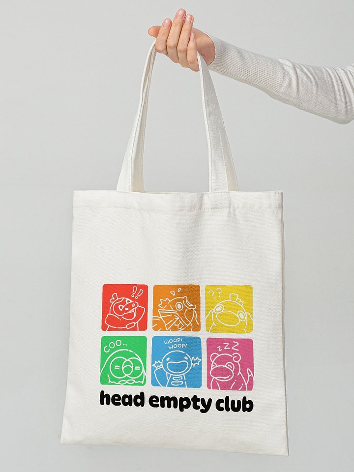 Cube Pattern Head Empty Club Tote product image (2)