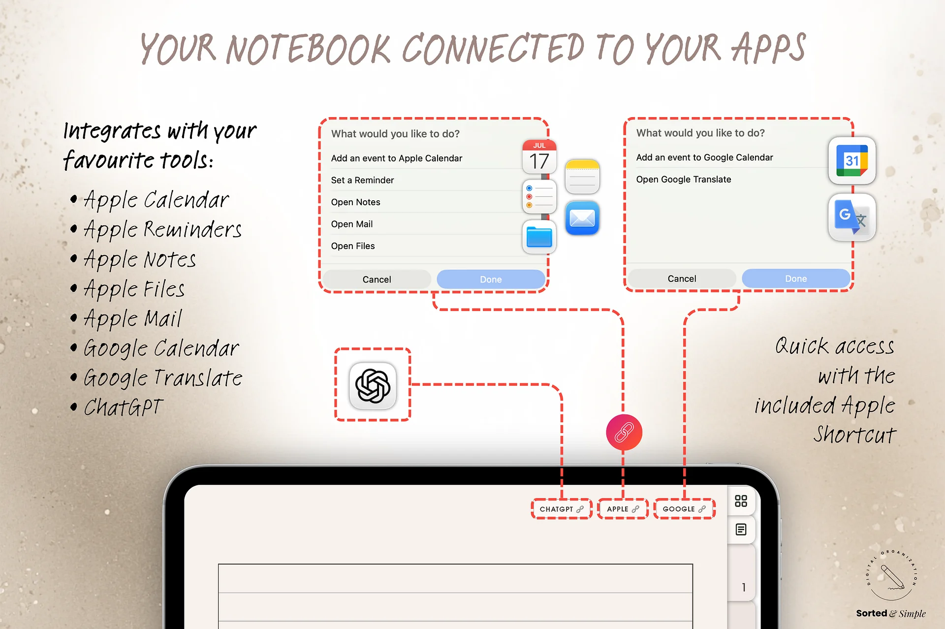 Smart Digital Notebook - Oat Beige product image (2)