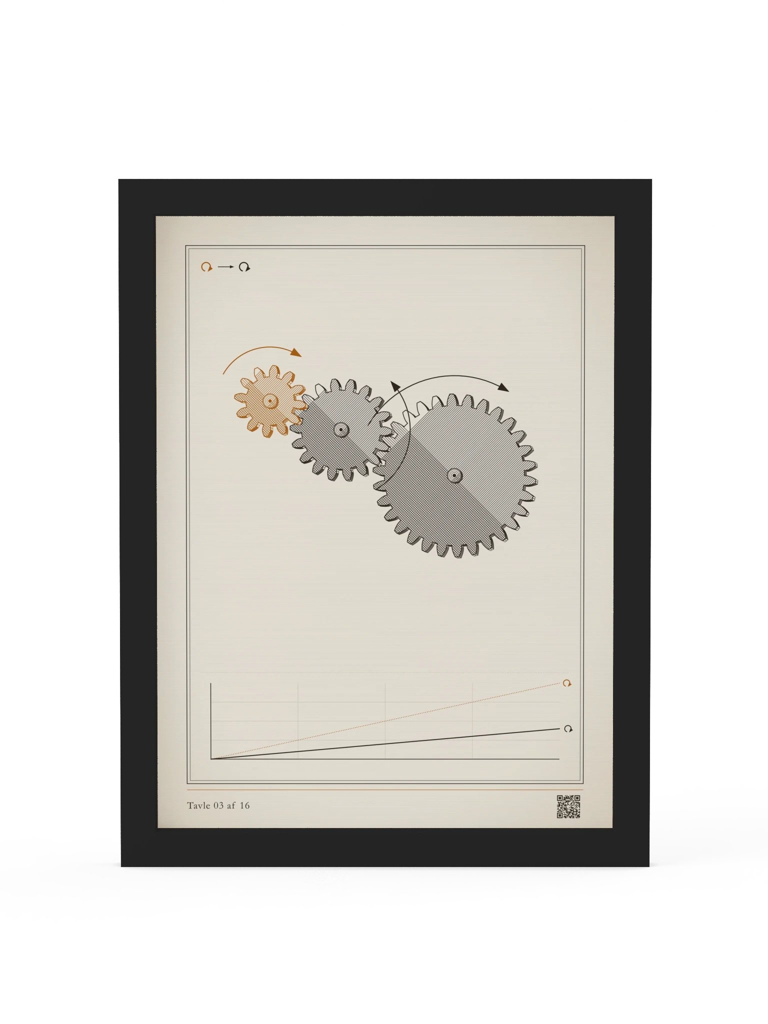 MOTION 03 · Tandhjulsgear · indrammet product image (1)