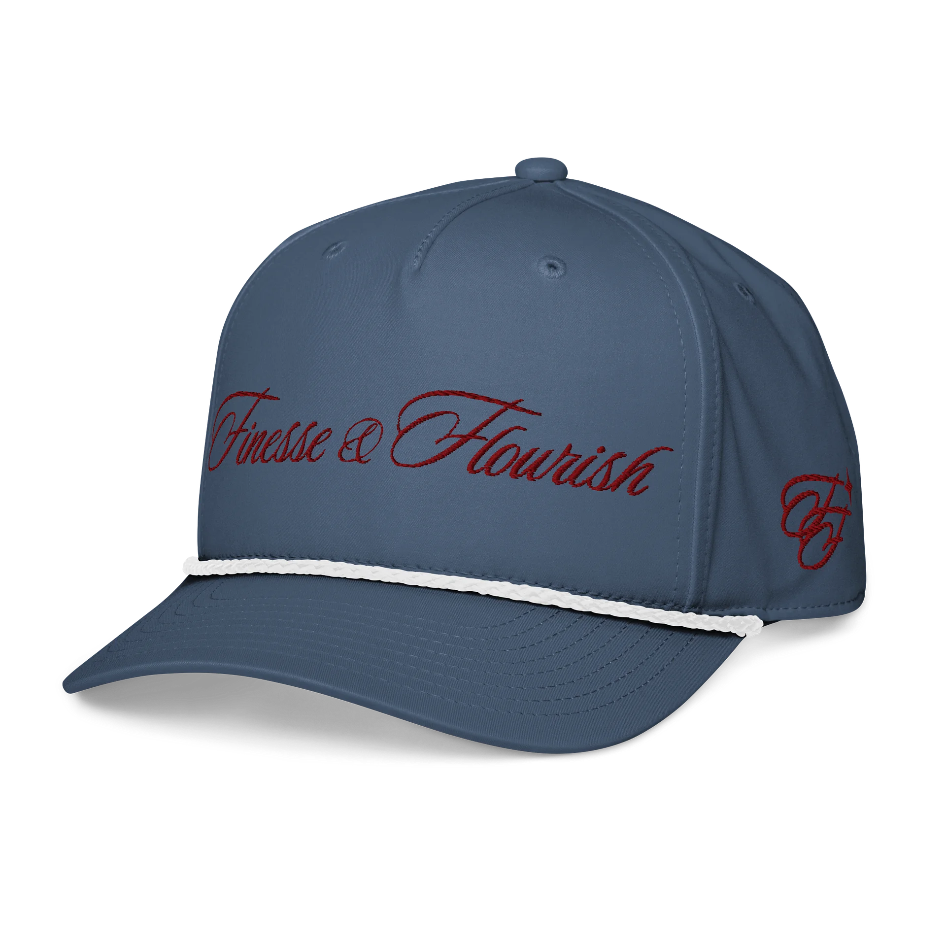 F&F Script Five-Panel Classic Rope Cap (MRN) product image (4)