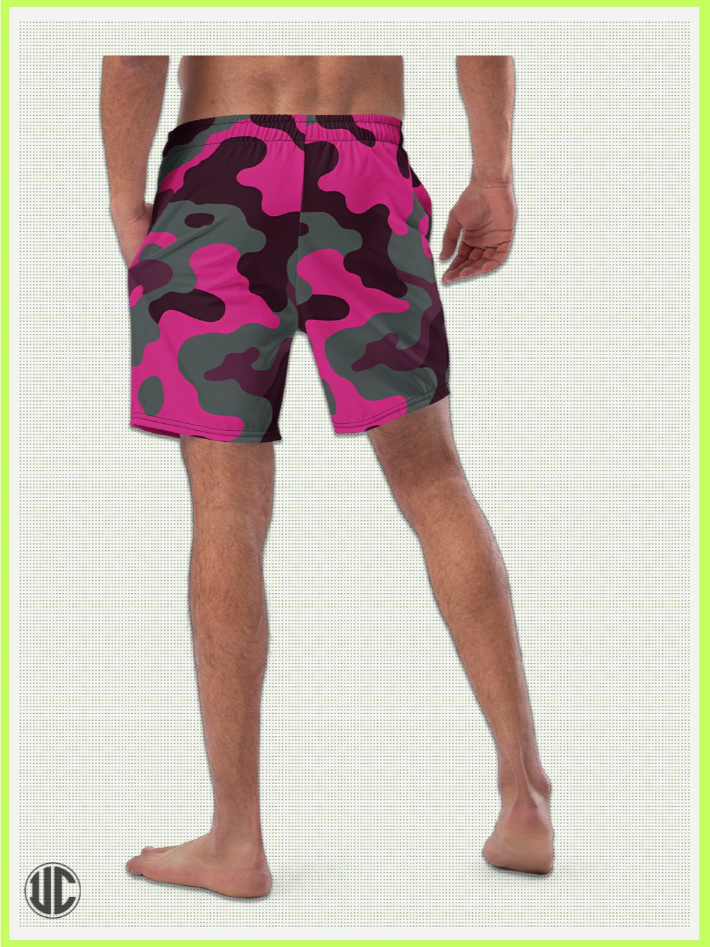 Savage Woodland Camo – Men’s Swim Trunks product image (3)