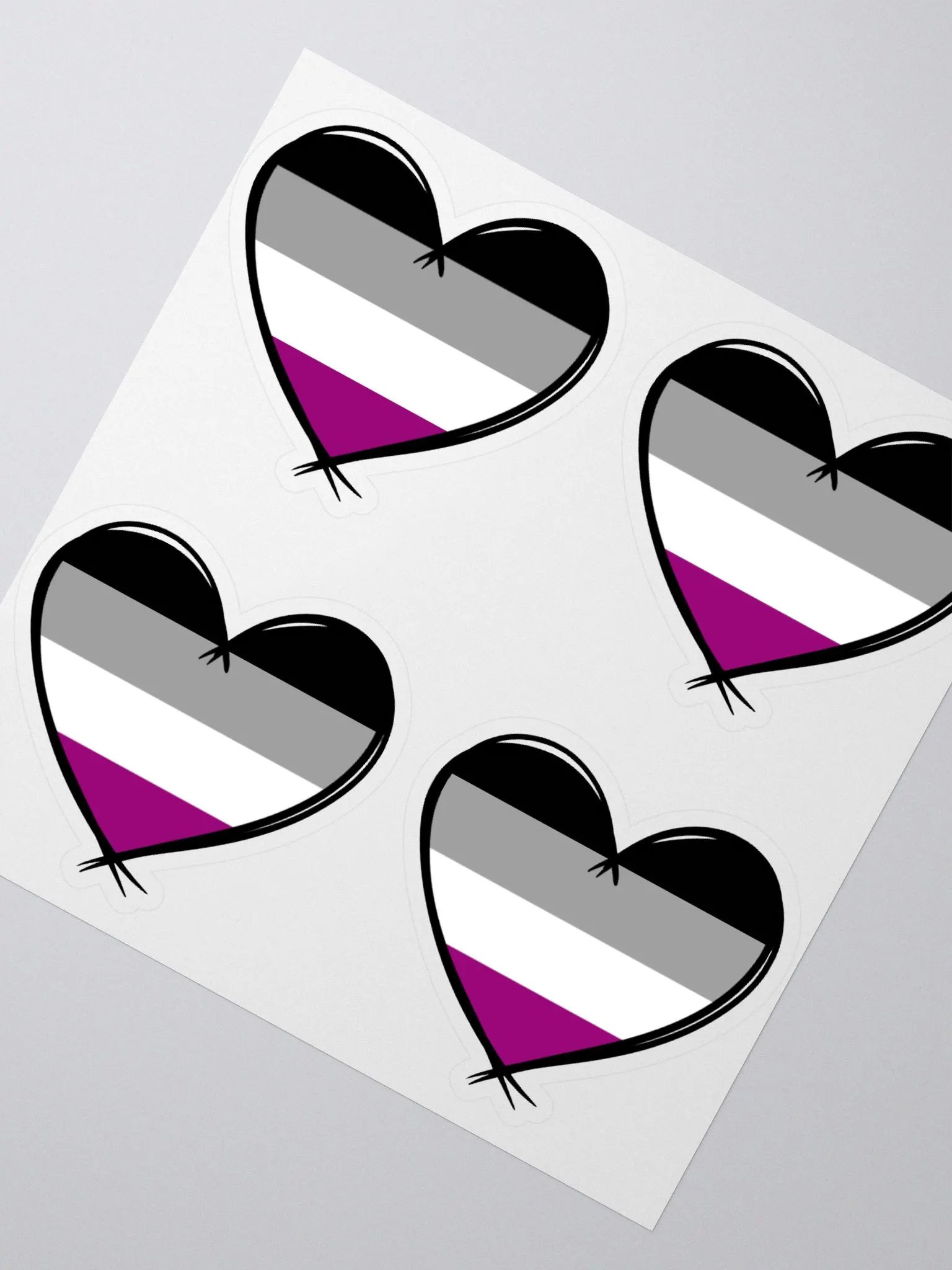Asexual Pride Stickers product image (2)