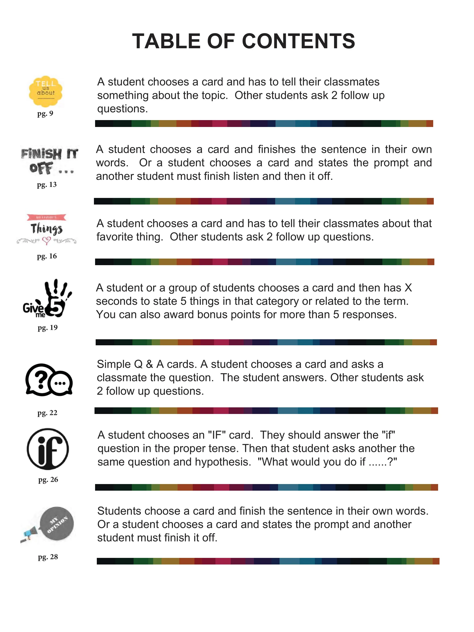 Get Speaking Conversation Cards product image (2)