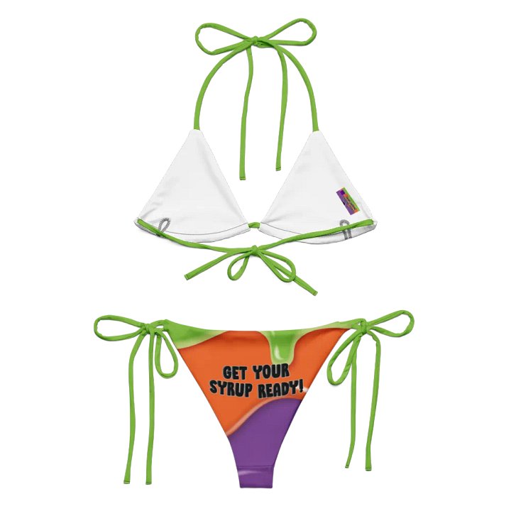 Waffle Time Drippy String Bikini product image (1)