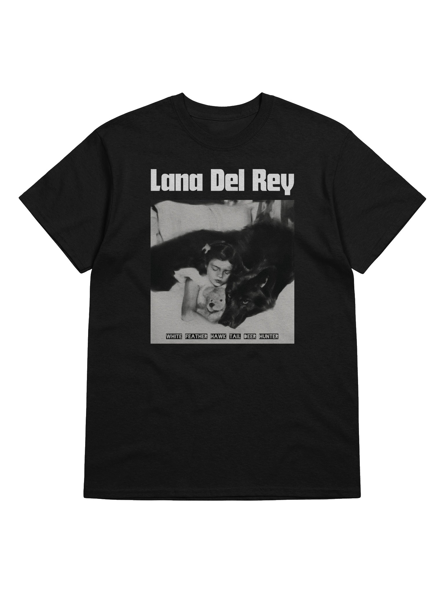 White Feather Hawk Tail Deer Hunter Lana Del Rey T-Shirt product image (1)