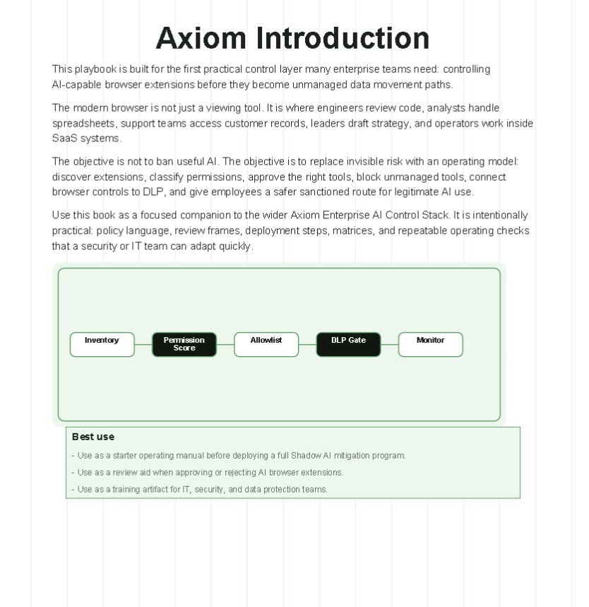 Enterprise AI Browser Extension Control Playbook product image (2)