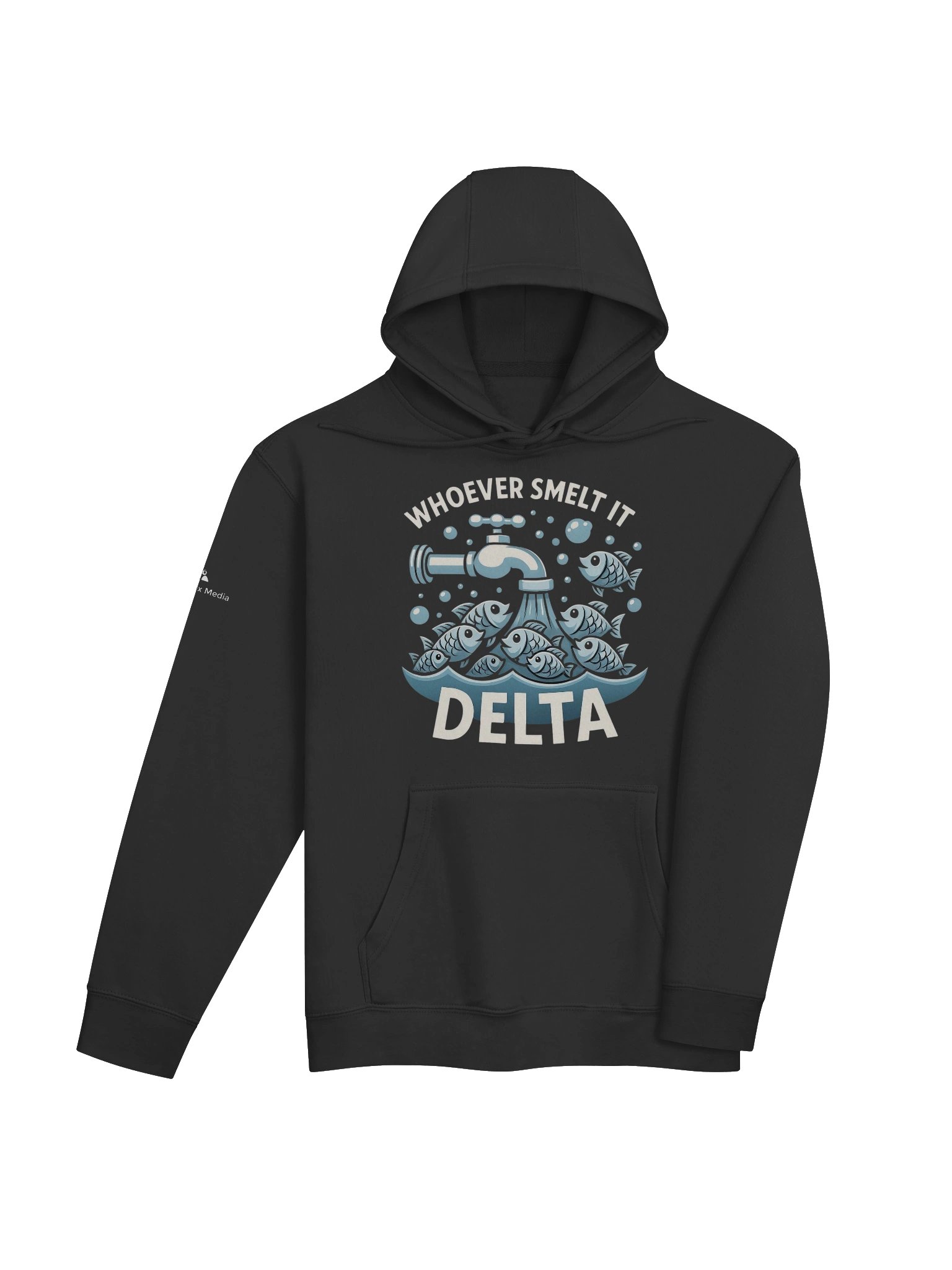 Whoever Smelt It Delta Hoodie - Black Only product image (4)