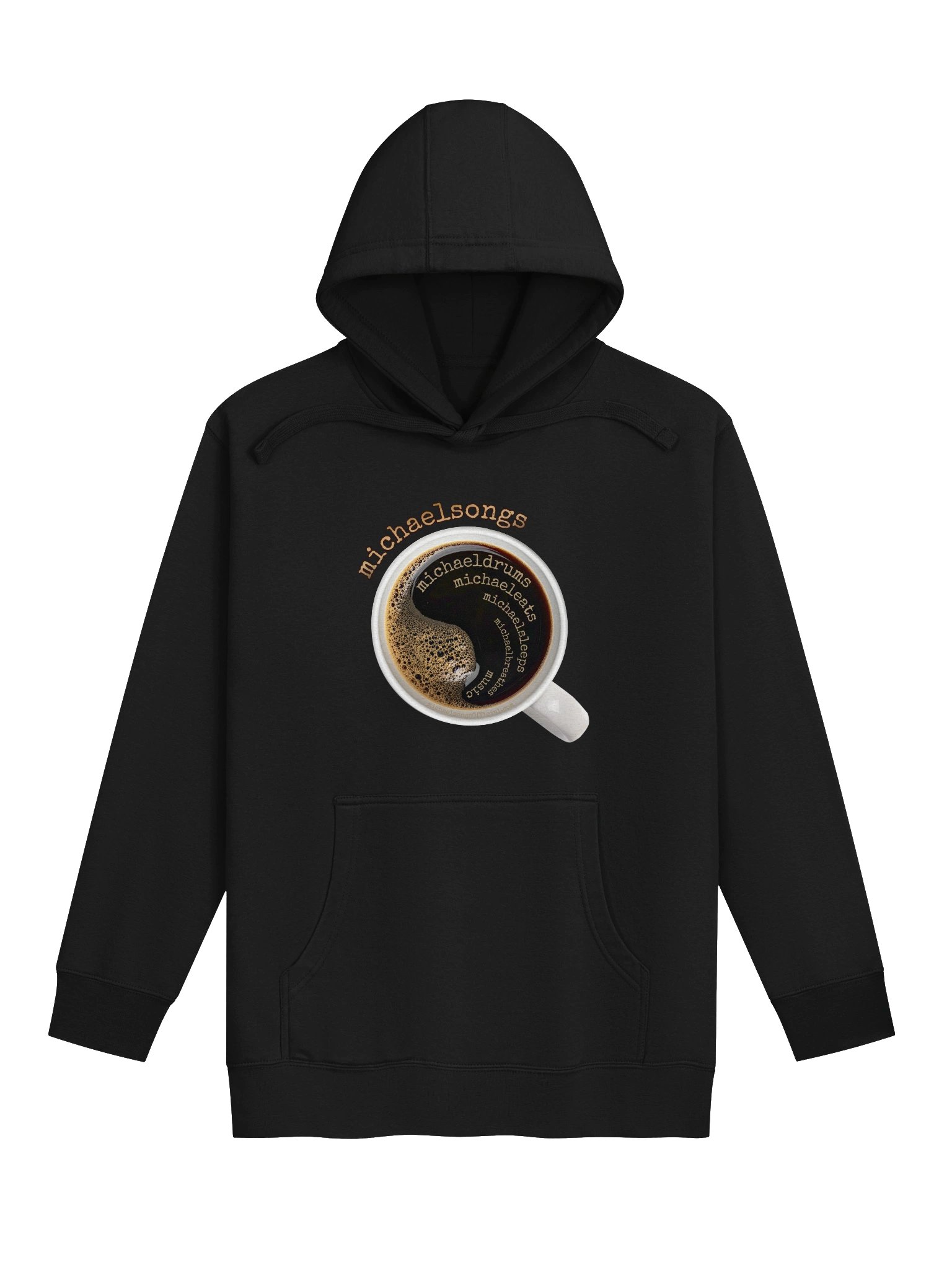 hoodie w/coffee mug swirls logo product image (1)