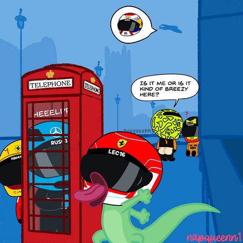 Sharl has been reborn!!!! as a lizard.

#f1fanart #racerecap #britishgp #silverstone
