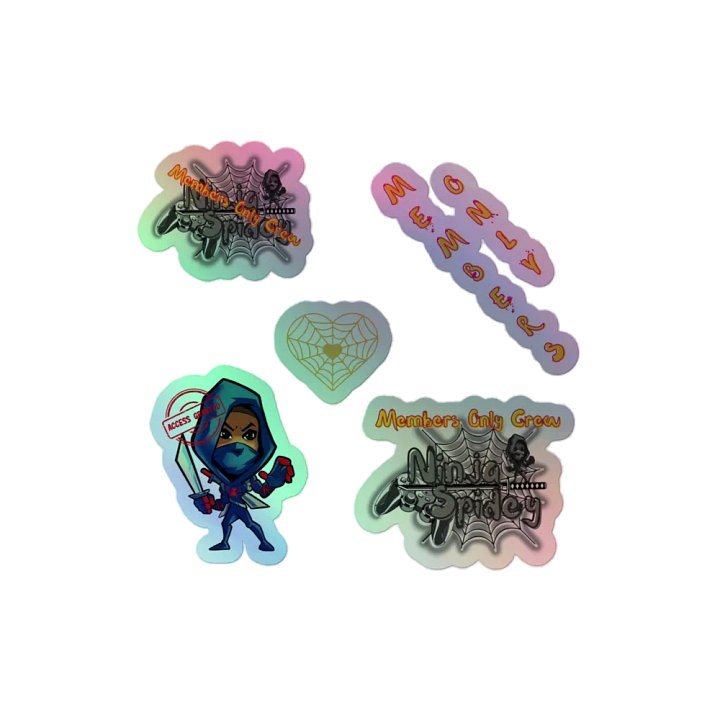 Member Only Holo-Stickers! product image (2)