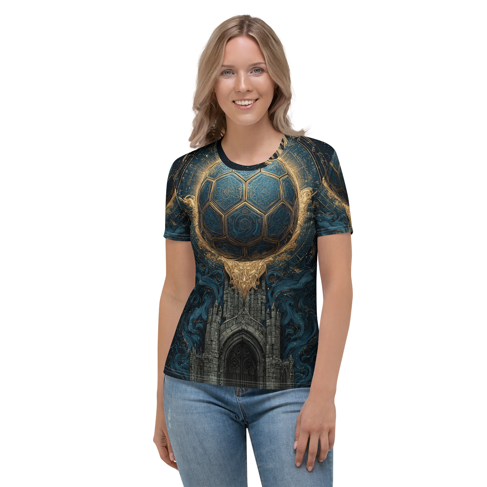 Madrid C.F. Fantasy Football Womens T shirt product image (2)