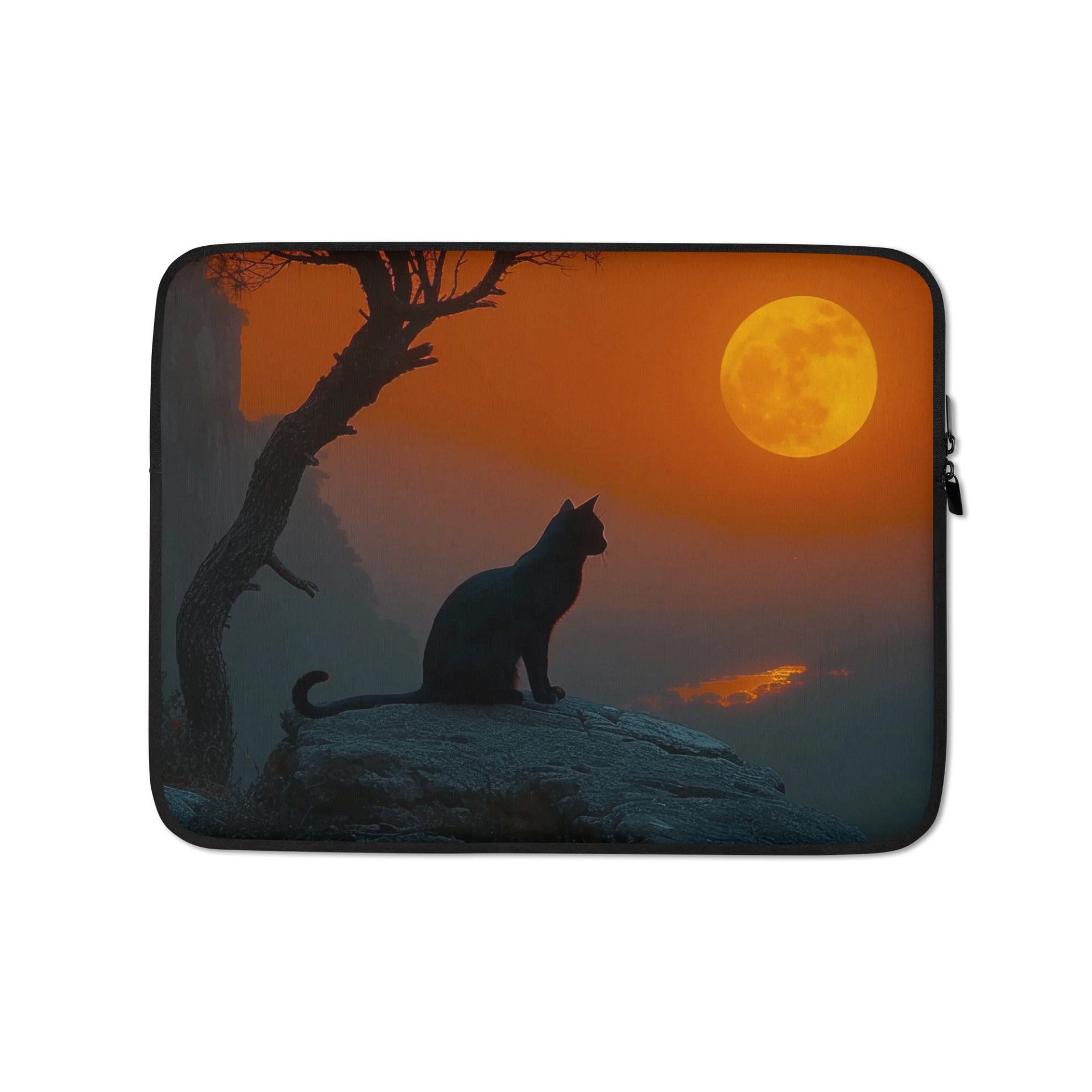 Hunters Moon Feline Laptop Sleeve product image (1)