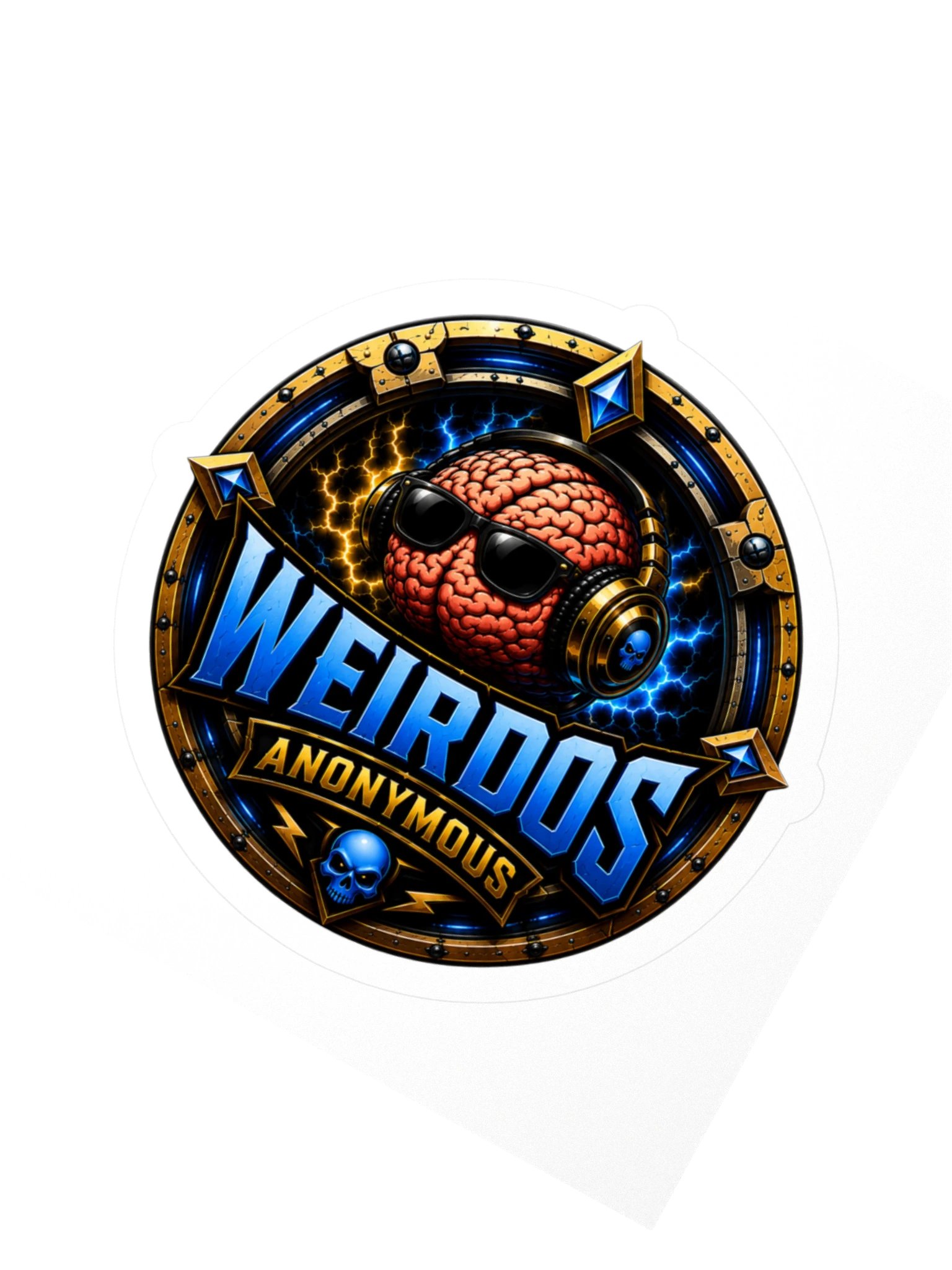Beard__Oh Weirdos Anonymous Kiss Cut Stickers product image (2)
