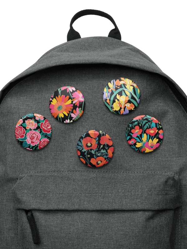 Floral Fusion Pin Buttons Set product image (6)