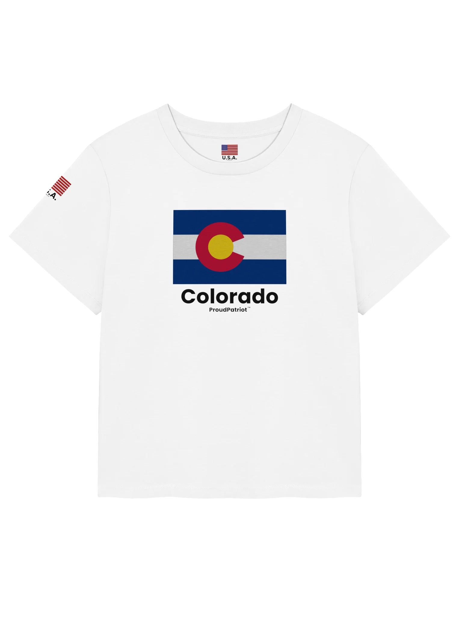 Colorado Women's Ribbed Neck T-Shirt product image (5)