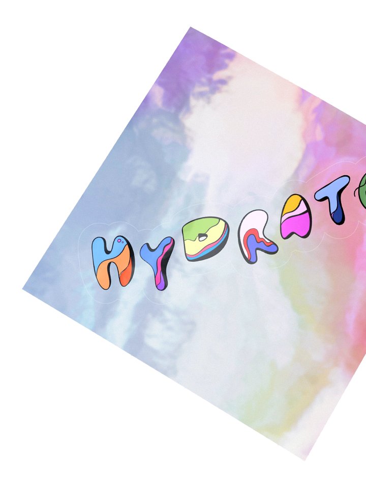 HYDRATE / Kiss-Cut Holographic Sticker product image (2)