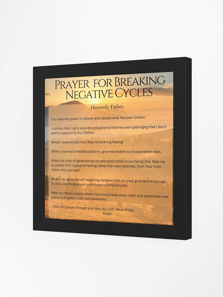 Prayer for Breaking Nagtive Cycles - Square product image (2)