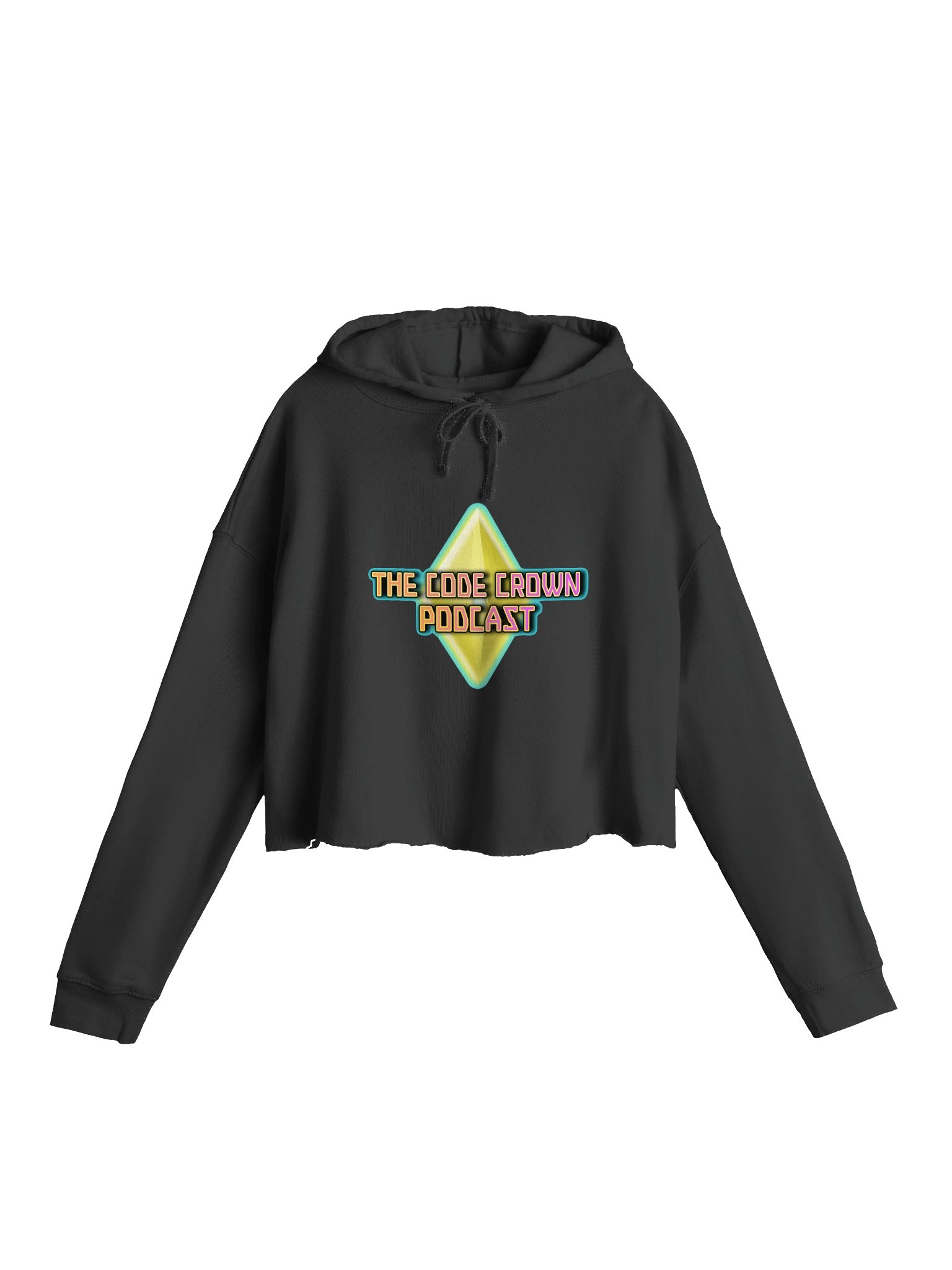 The Code Crown Lightweight Crop Hoodie product image (1)