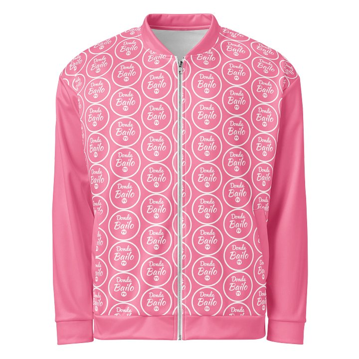 I Love Bachata - Chamarra Bomber All-Over Print Pink product image (2)