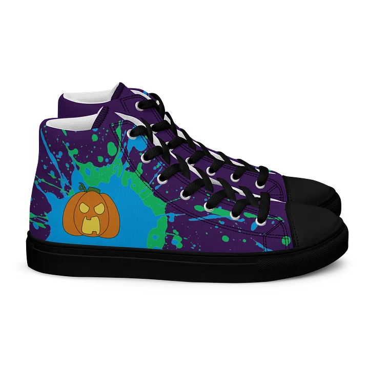 Patch Punk! Men's High Top Canvas Shoes product image (2)