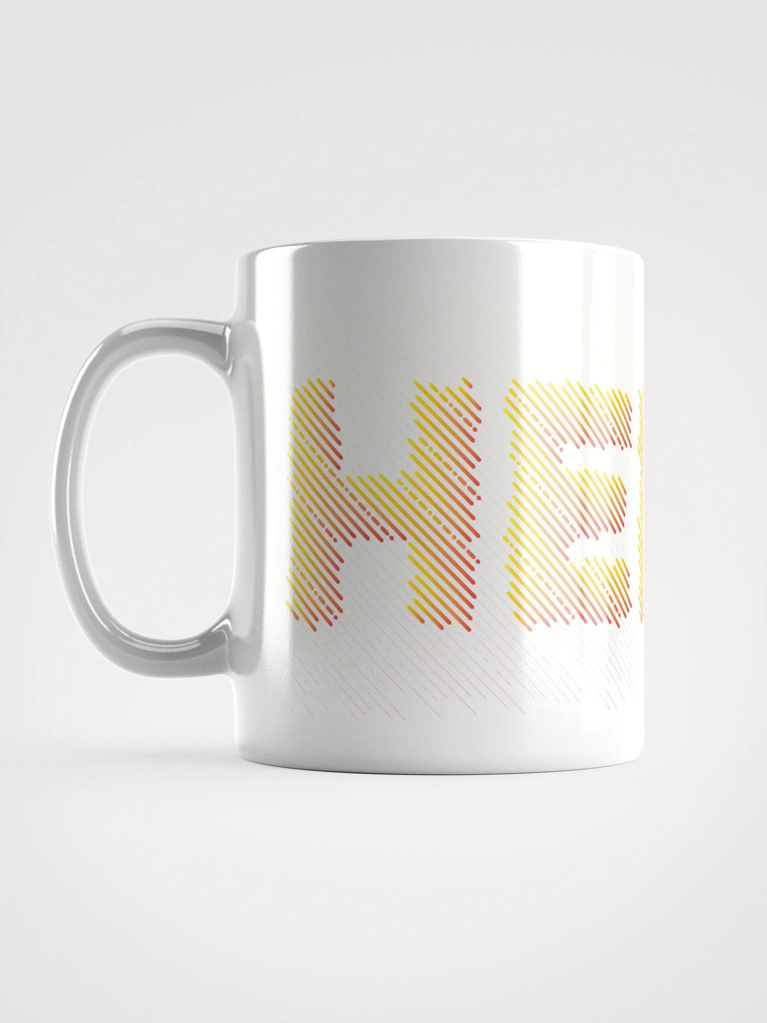 "Hello" White Mug product image (3)