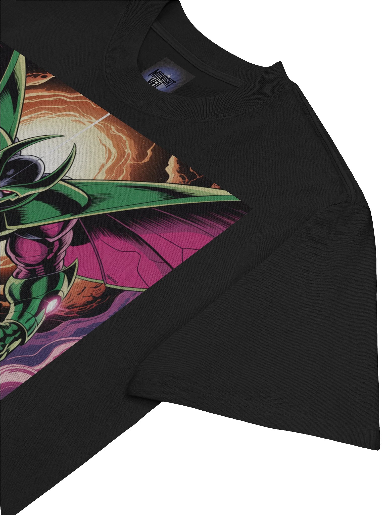 Cosmic Devourer: Annihilus Inspired Oversized Faded T-Shirt product image (7)