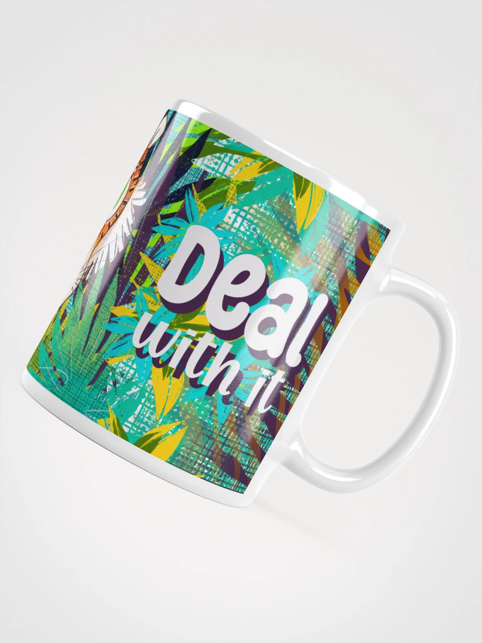 Wild Without Coffee Tiger Mug, 11 oz product image (4)