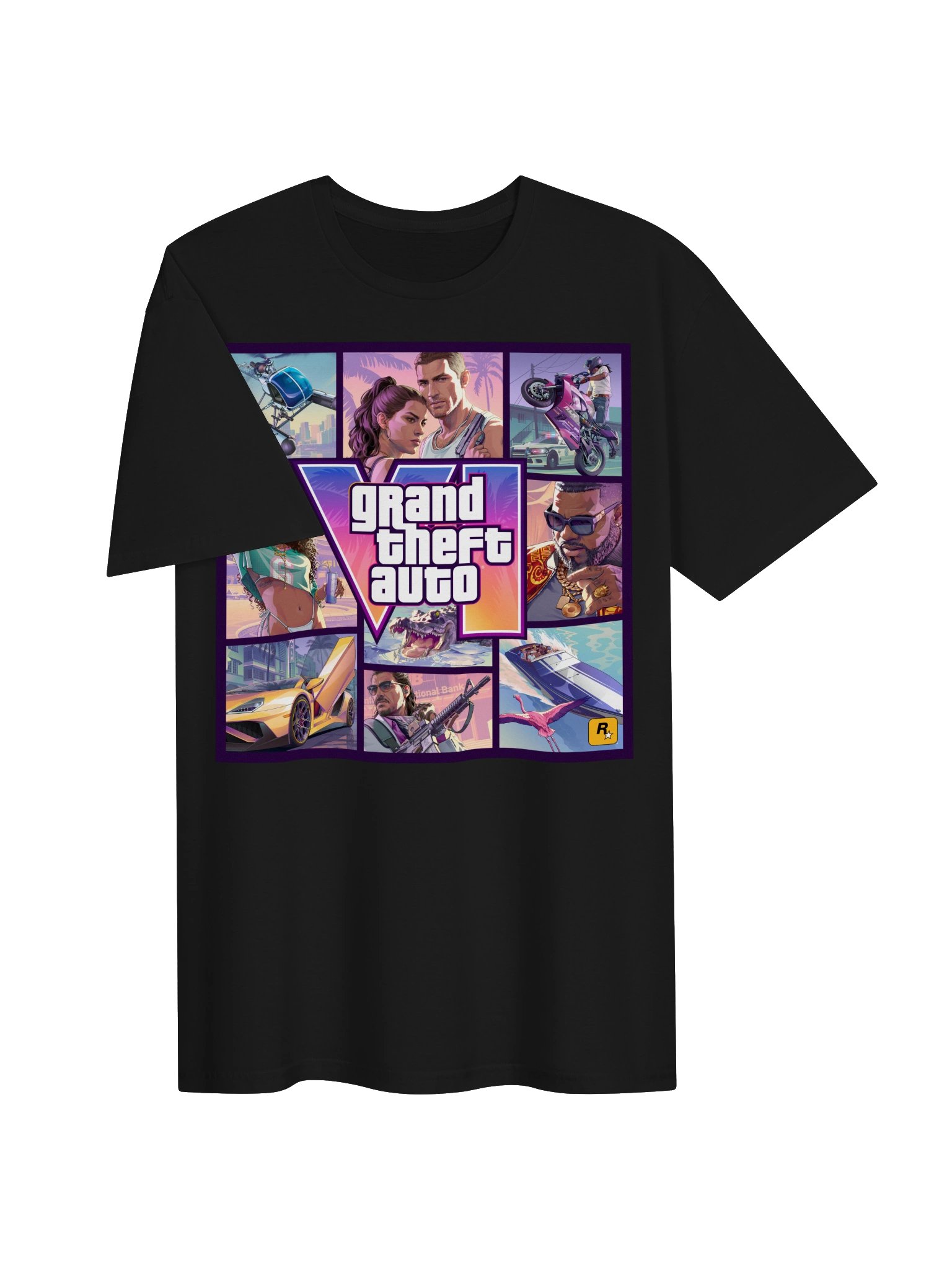 GTA 6 Cover Art T-shirt - Fan Design product image (2)