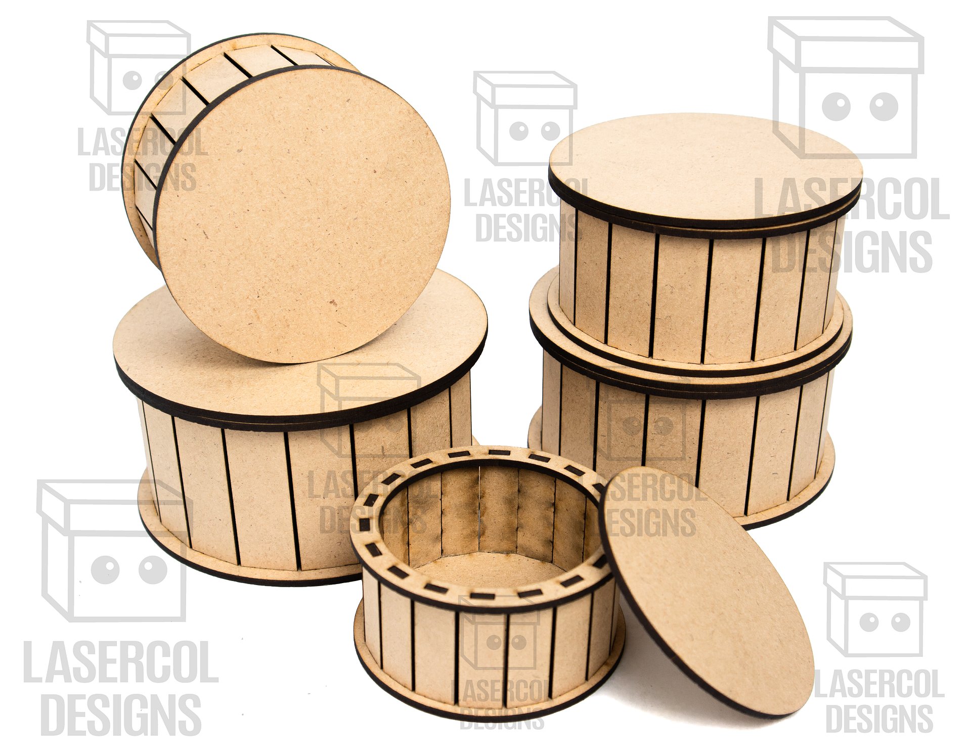 Boxes Bundle (Set 5-6-7-8) - Laser Cut Files product image (9)