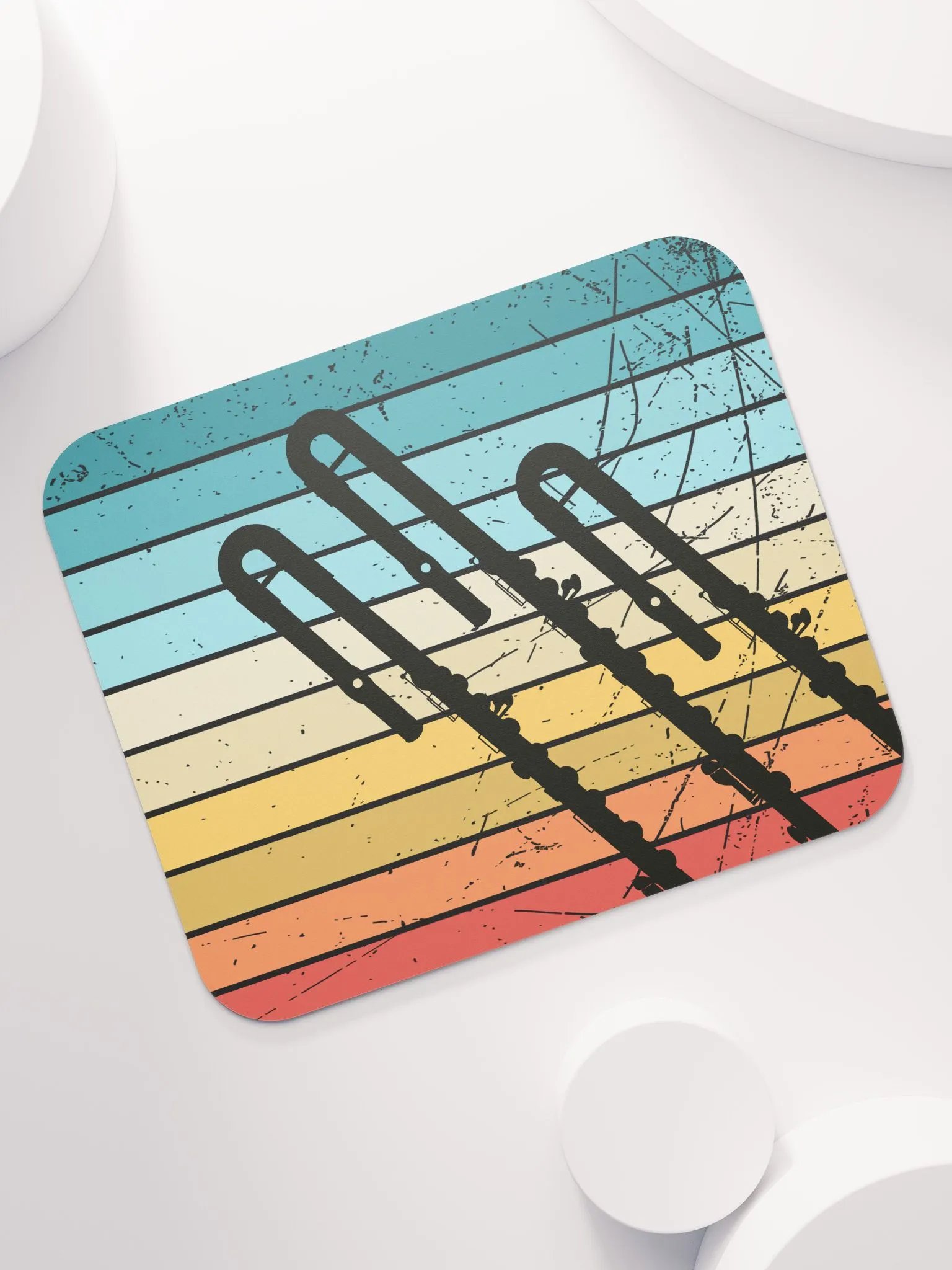 Retro Abstract Flute Mouse Pad - Bass product image (7)