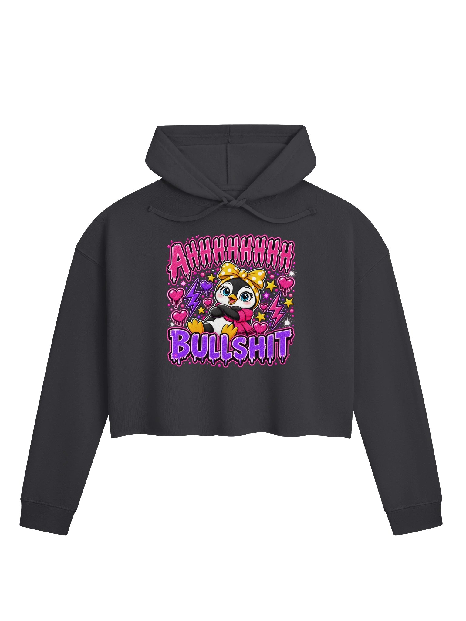 AHHHHHH Bullshit Lulu Cropped Hoodie product image (1)