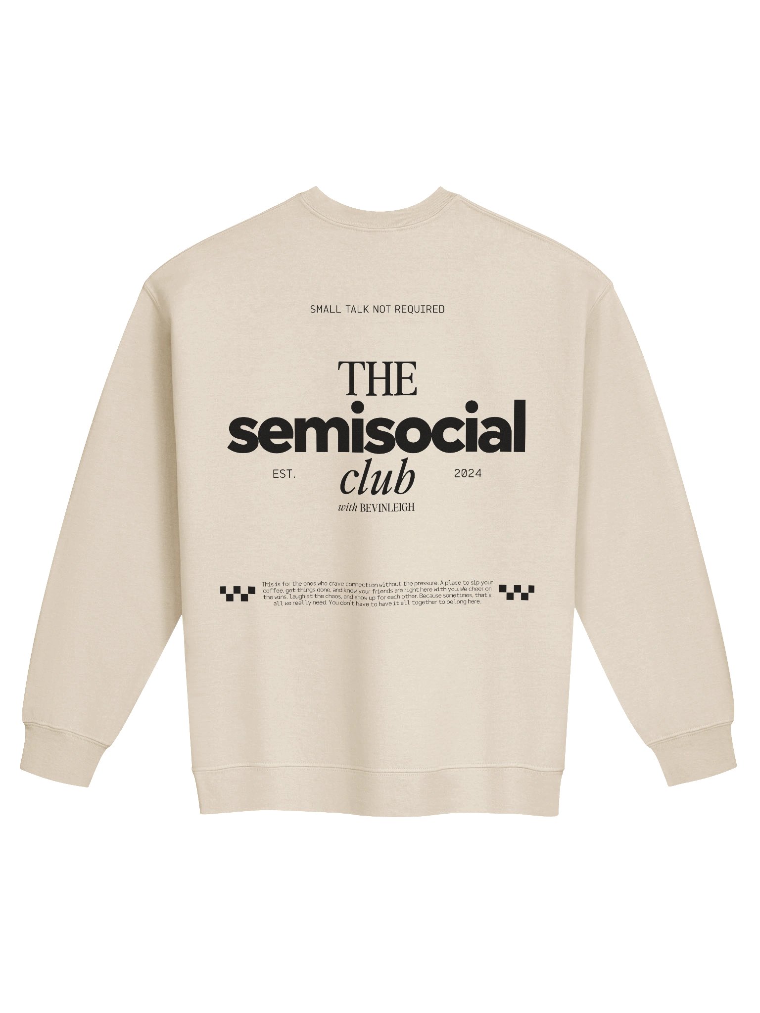 the semisocial club crewneck product image (4)