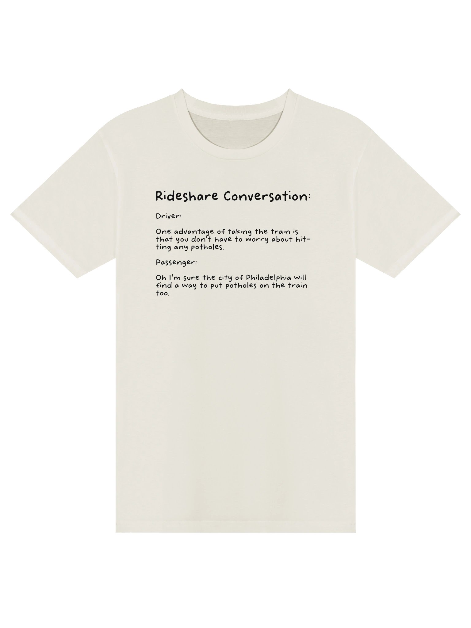 Rideshare Conversation Unisex T-Shirt product image (2)