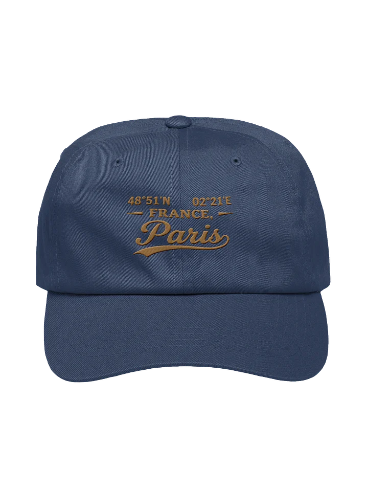 Paris France Coordinates Dad Hat – Travel Cap product image (1)