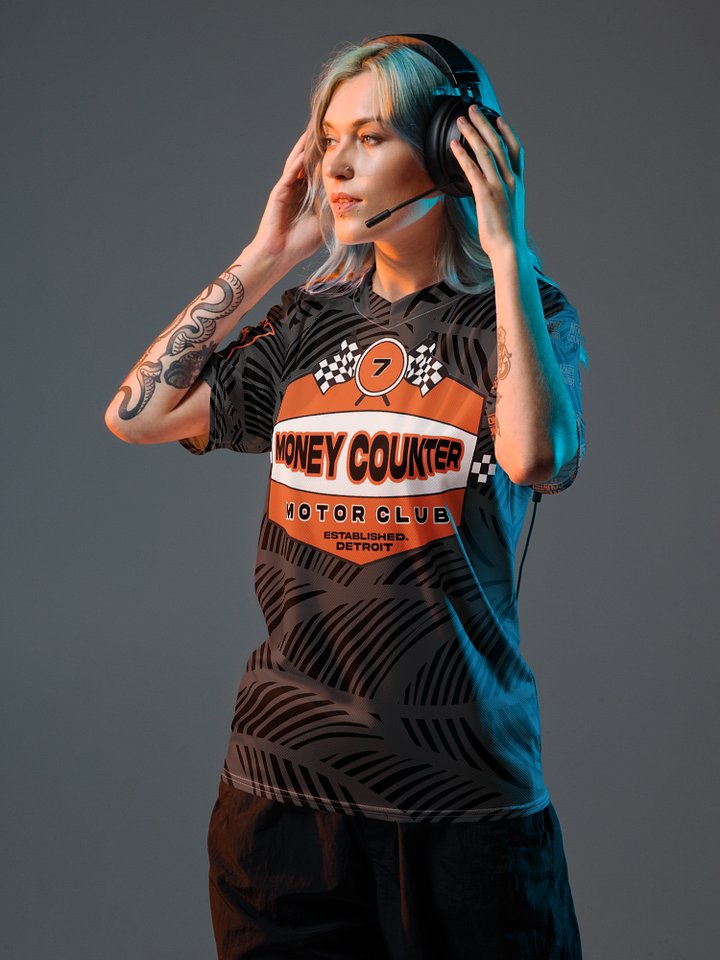 MONEY COUNTER MOTOR CLUB SOCCER JERSEY product image (1)