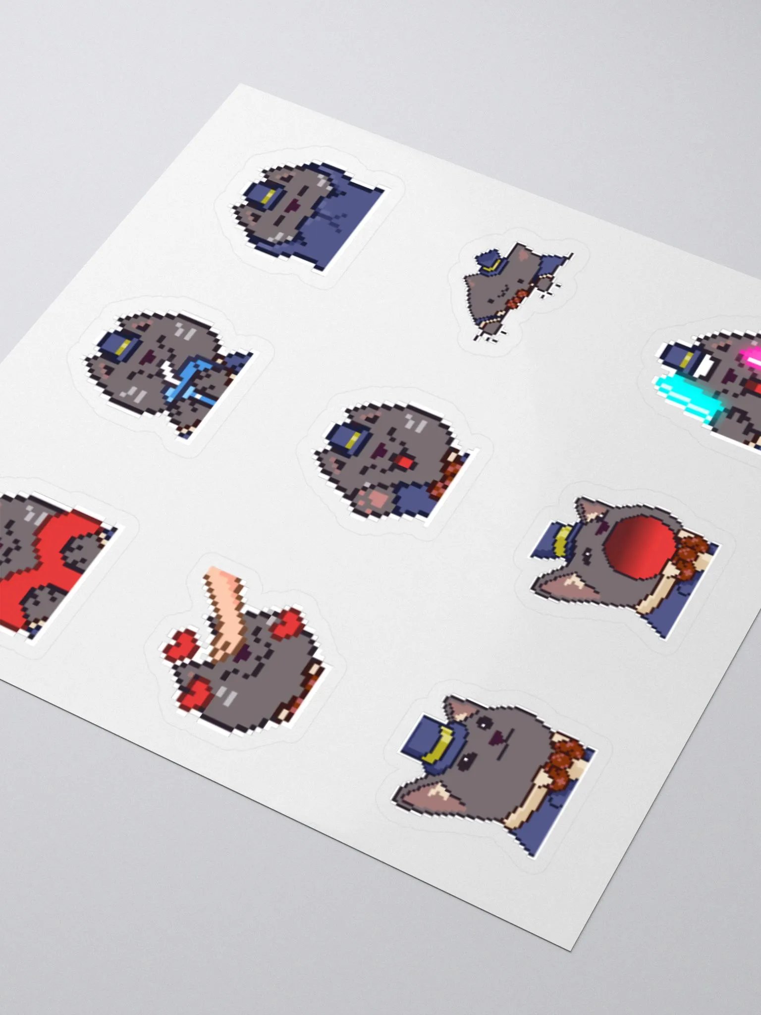 The Business Cat Emote Sticker Sheet #3 product image (7)