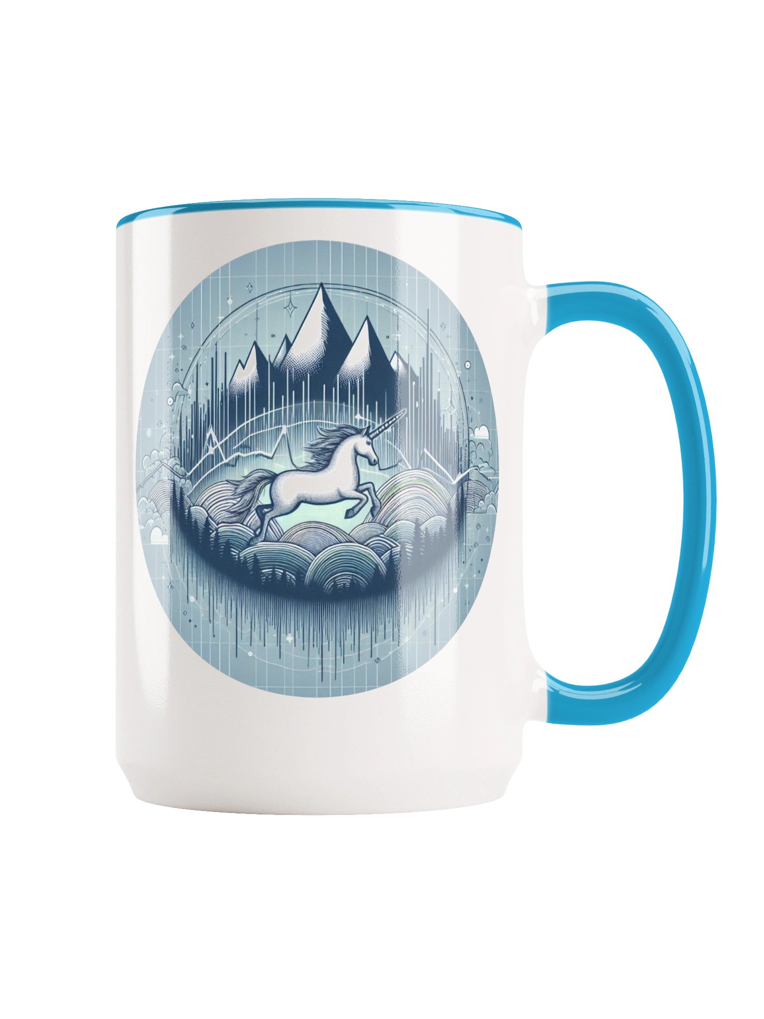 Unicorn Chasing Club - Blue logo product image (6)