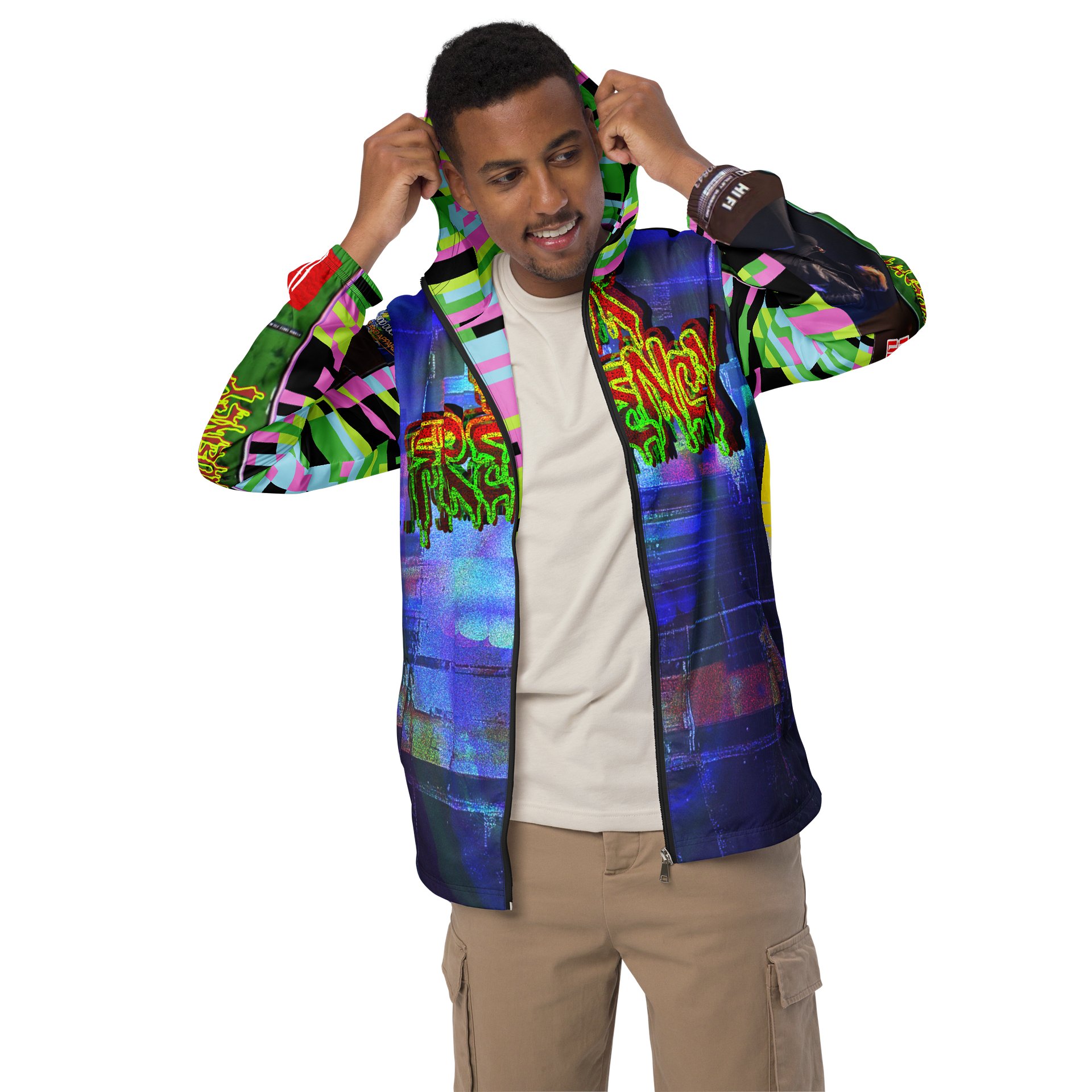 Fear Culture Fear Frequency Full Print Windbreaker product image (3)