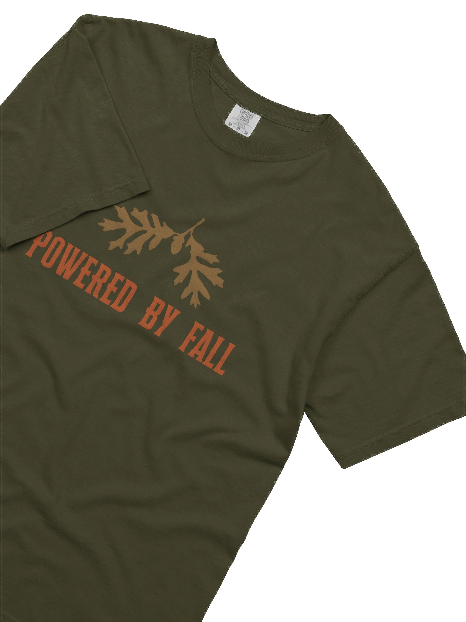 Powered by Fall T-Shirt – Cozy Autumn Graphic Tee for Pumpkin Spice Lovers product image (43)