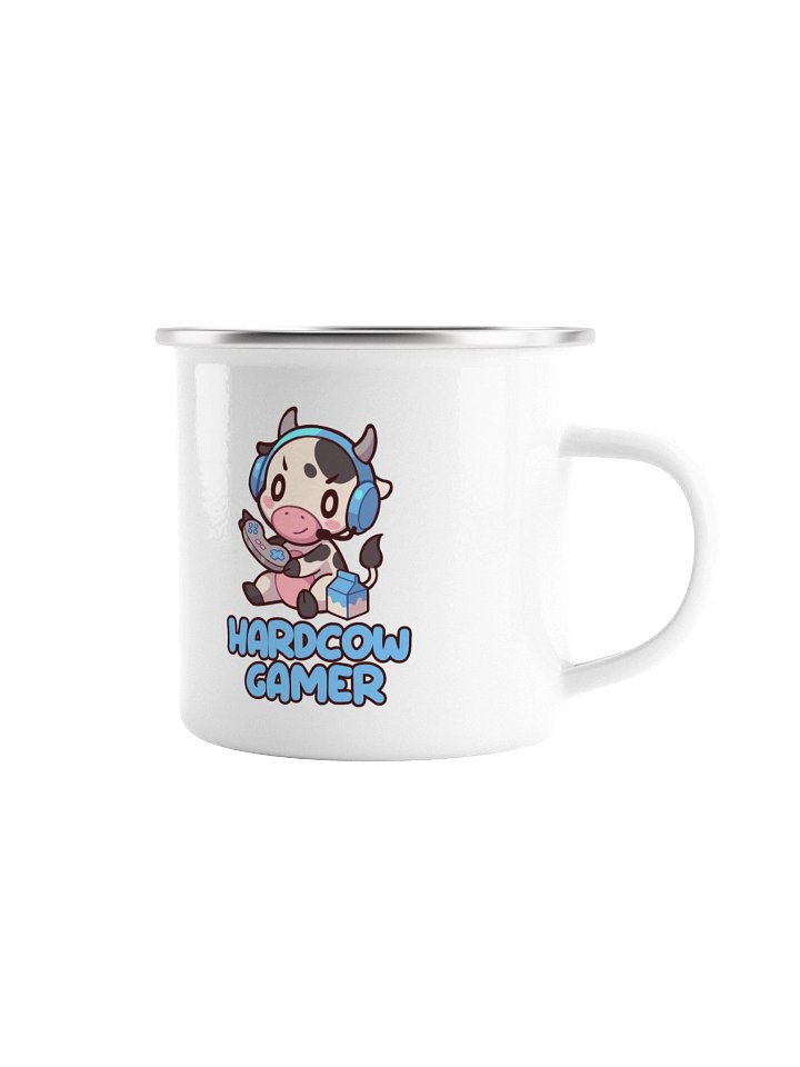 Hardcow Gamer Enamel Mug product image (1)