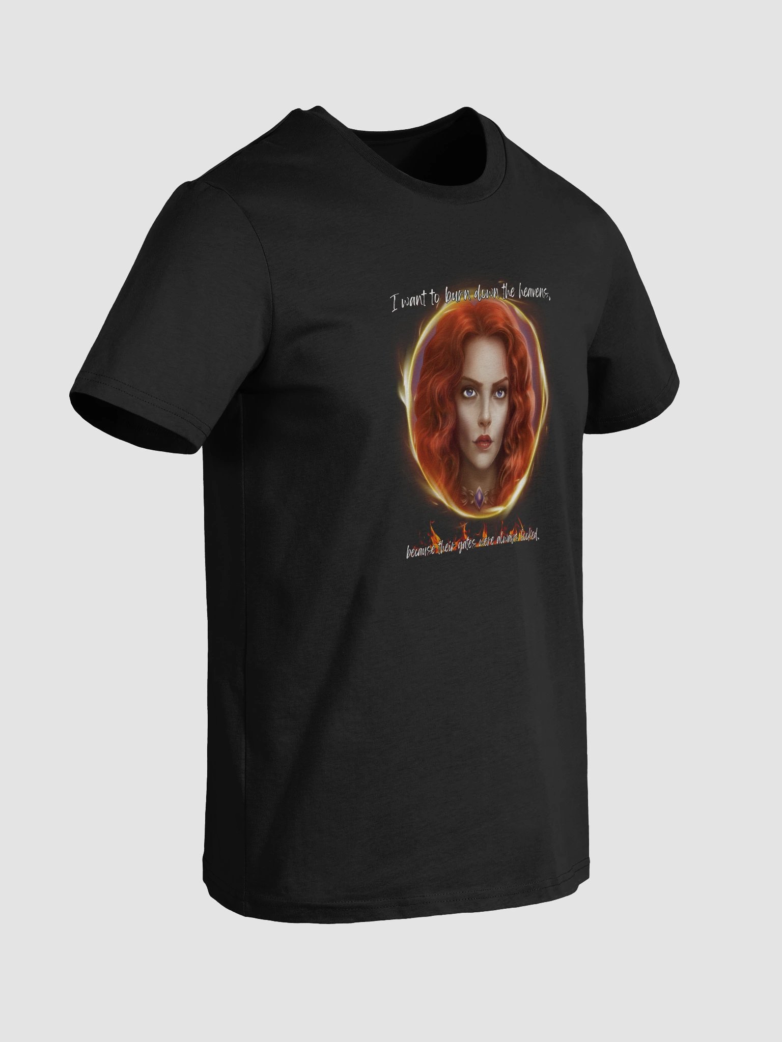 Black Regular Fit T-Shirt Dawn of Silence: Cymara product image (4)